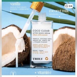 TRULY Coco Cloud After Shave Serum with Gold Cap